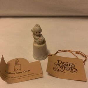 Precious Moments Thimble Figurines Mother So Dear